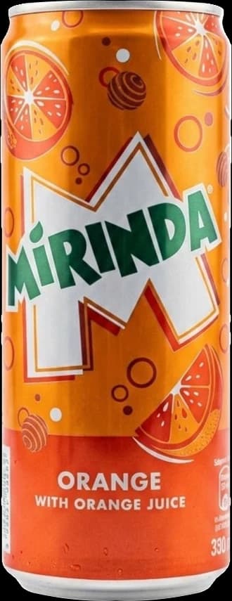 Mirinda Orange, 330ml can