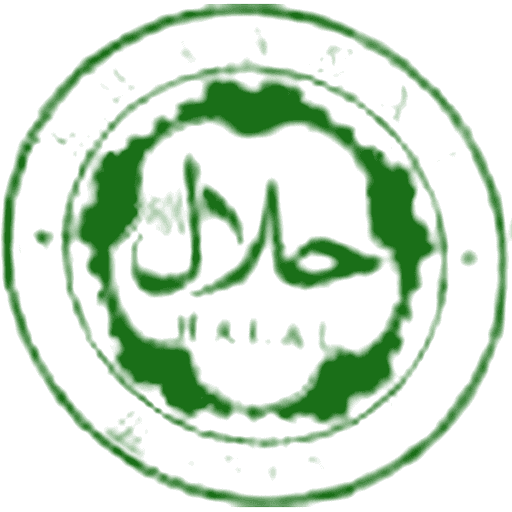 Halal certification mark, printed on every Peelzzup pack
