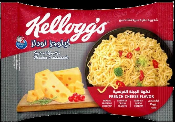 Kellogg’s instant noodles, French Cheese flavour, classic pack