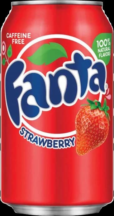 Fanta Strawberry from the USA, 355ml can