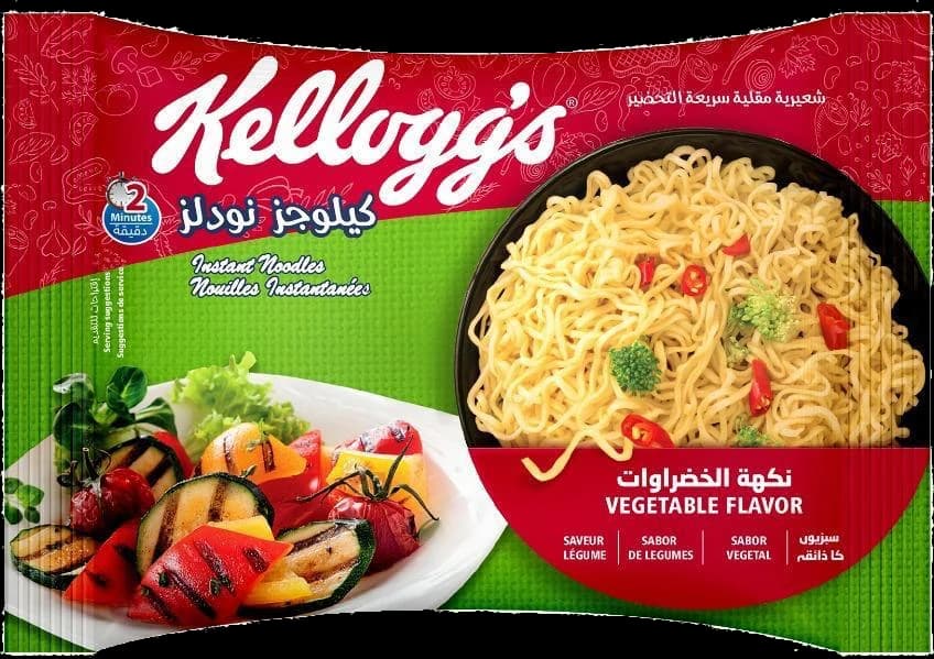 Kellogg’s instant noodles, Vegetable flavour, classic pack