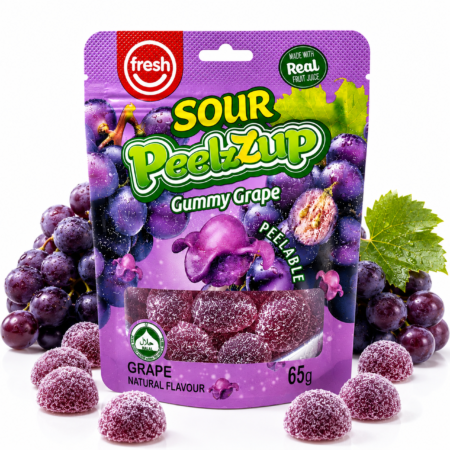 Sour Peelerz Gummy Grape