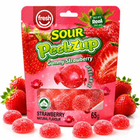 Sour Peelerz Gummy Strawberry
